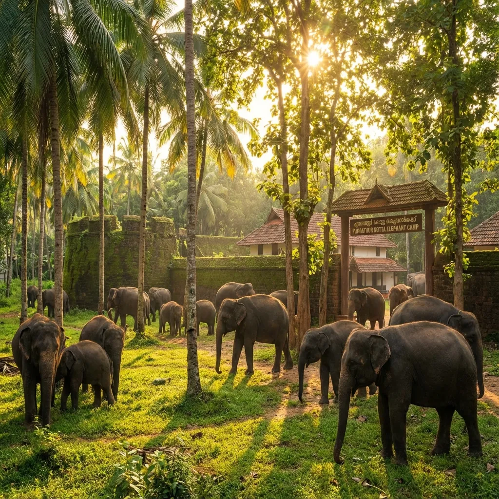 Punnathur Kotta Elephant Camp